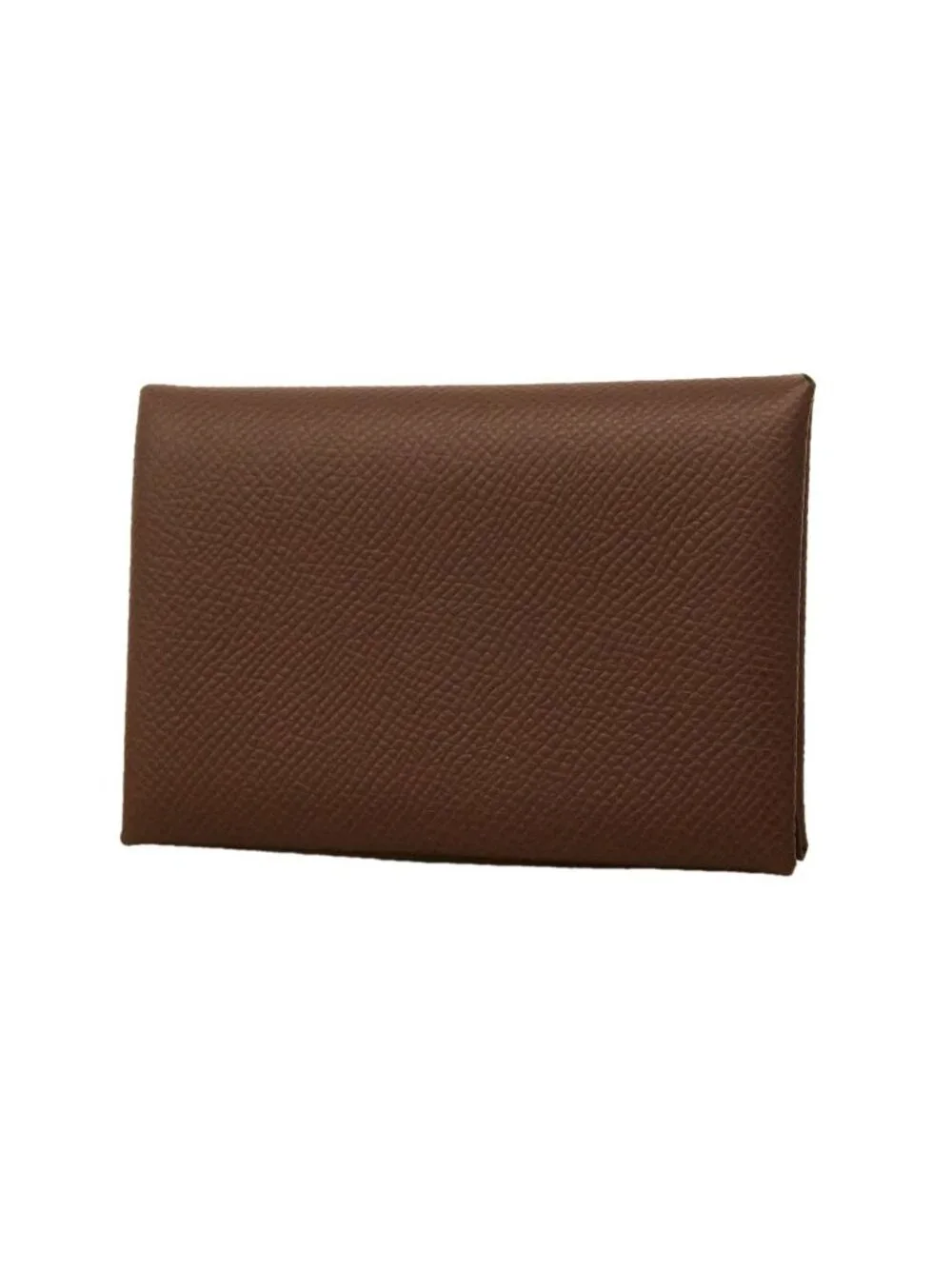 Hermes Coin Purse Calvi Duo Veau Epsom Tail Silver